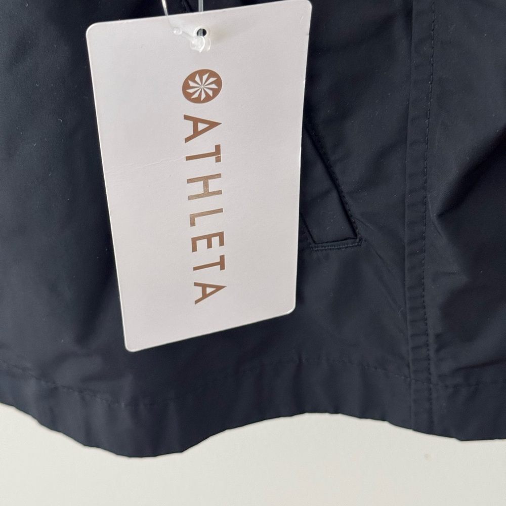 Athleta Westerley Jacket Women's L Black Water Resistant Wind Resistant NWT - Picture 6 of 16